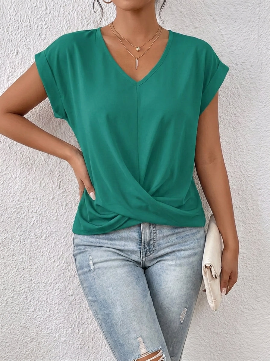 Sarah™ - Casual V-Neck T-Shirt