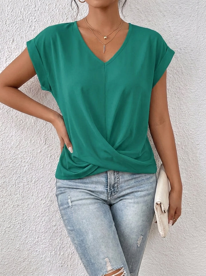 Sarah™ - Casual V-Neck T-Shirt