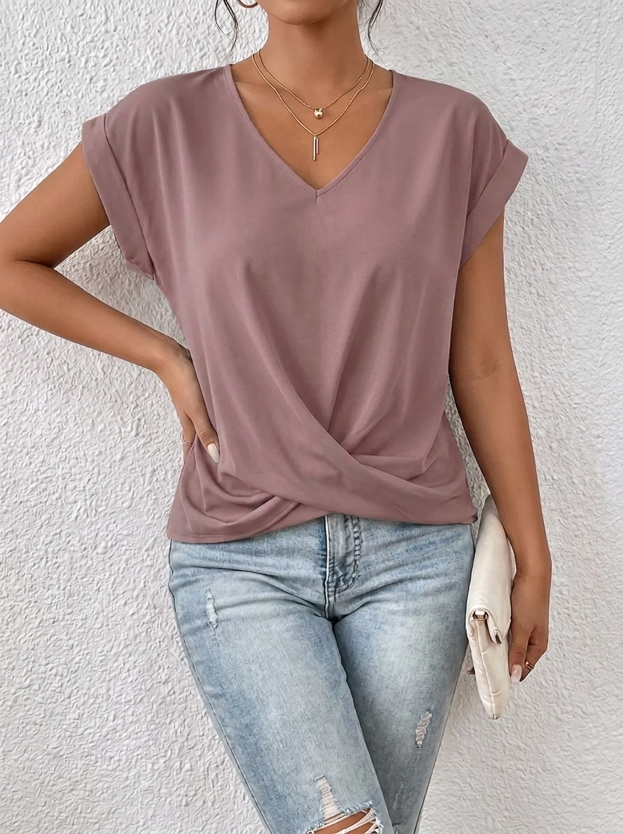 Sarah™ - Casual V-Neck T-Shirt