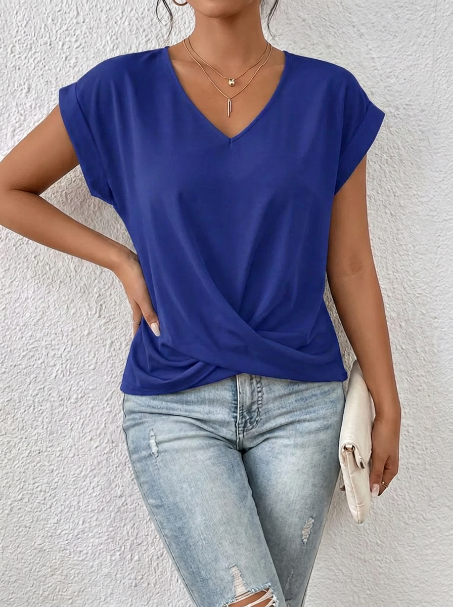 Sarah™ - Casual V-Neck T-Shirt