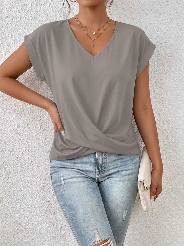 Sarah™ - Casual V-Neck T-Shirt