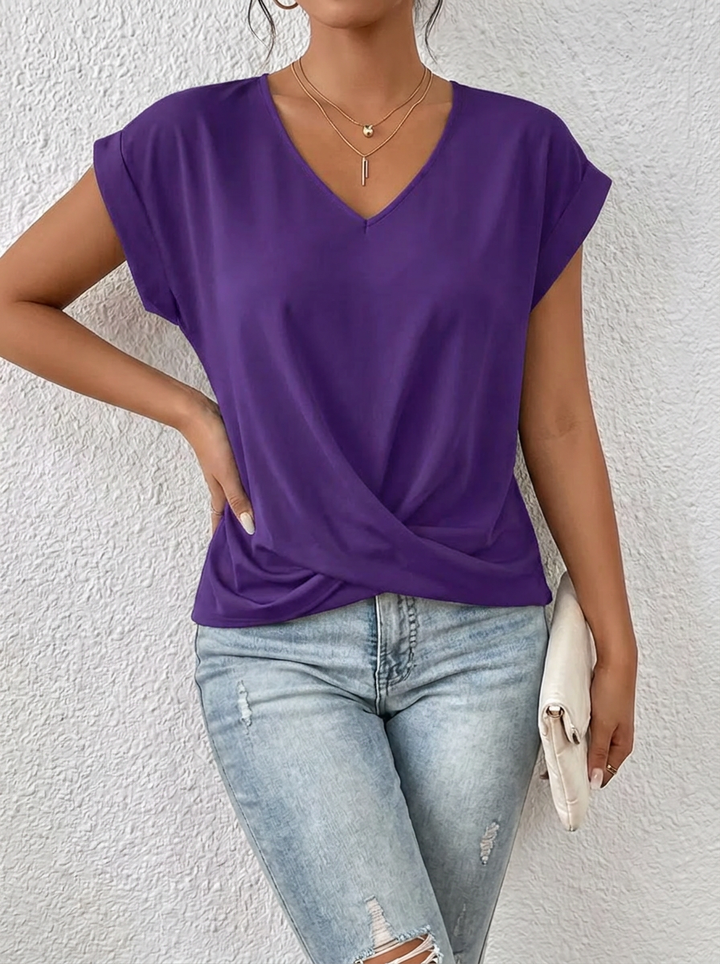Sarah™ - Casual V-Neck T-Shirt