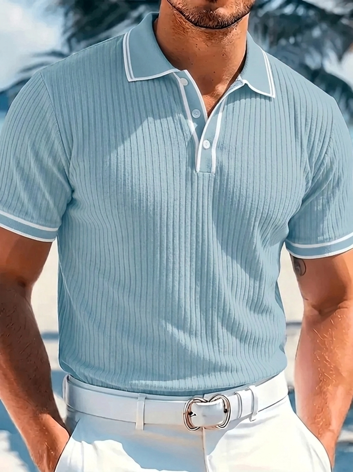 Emilio™ - Men's Tailored Ribbed Polo