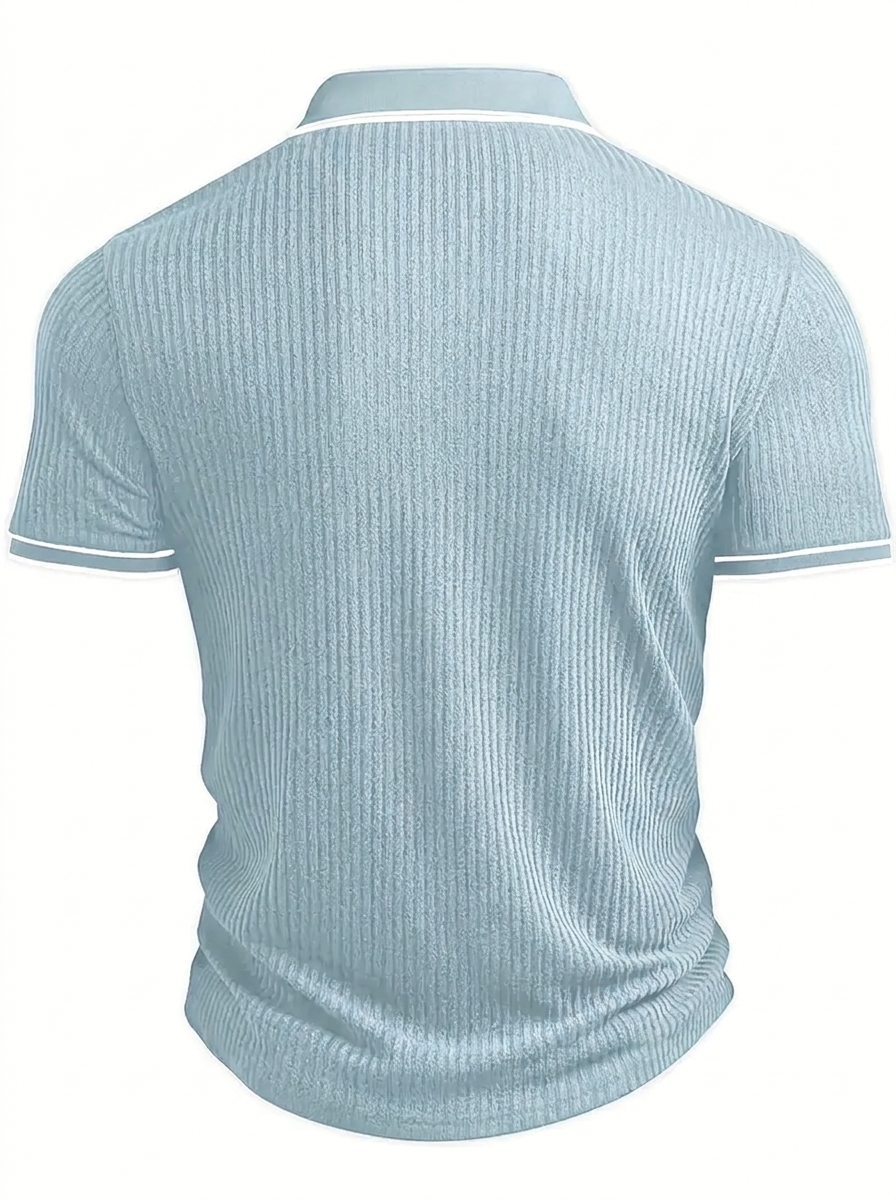 Emilio™ - Men's Tailored Ribbed Polo