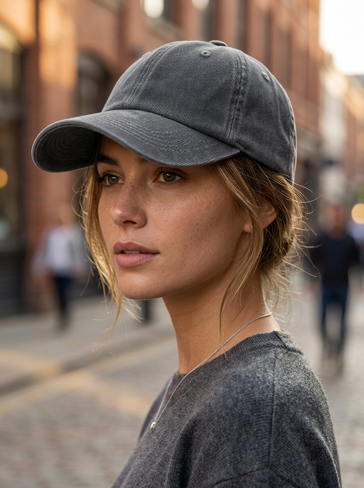 Ponytail baseball cap with UV protection