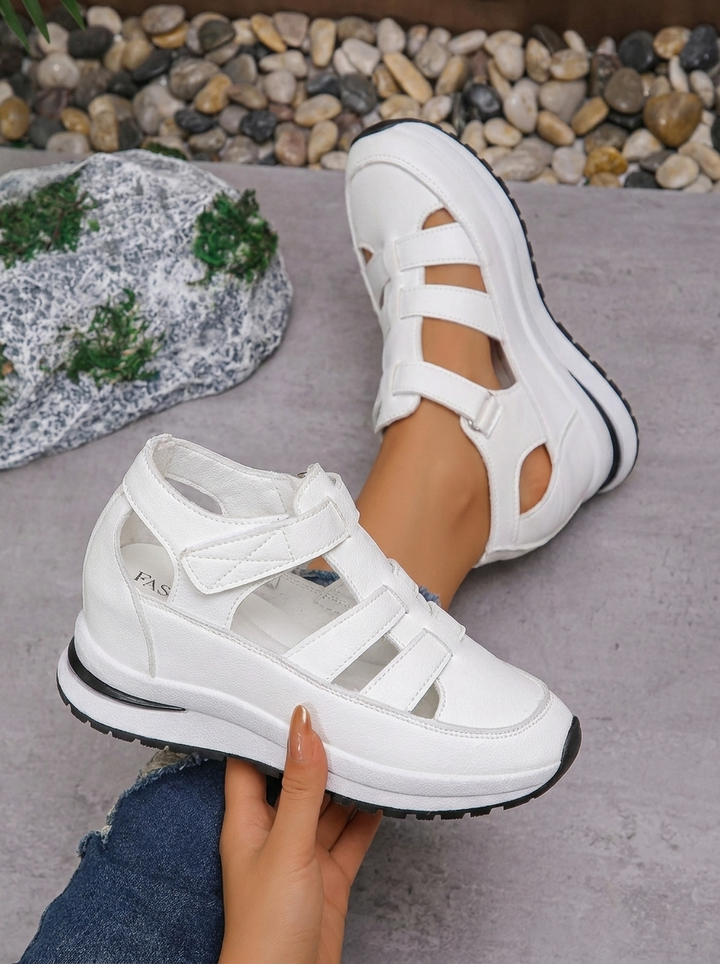 Lightweight Wedge Sandals with Side Zipper for Ultimate Comfort