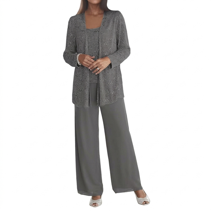 Women’s long-sleeve sequin set