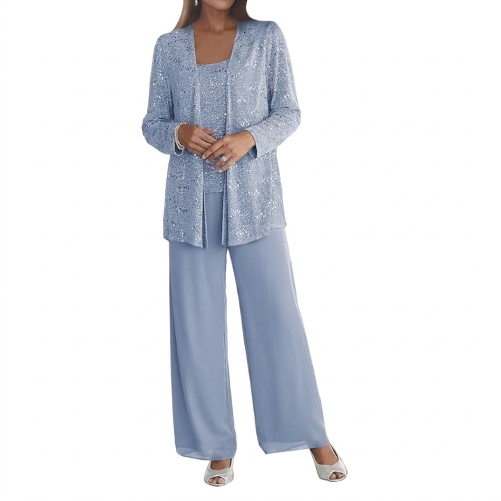 Women’s long-sleeve sequin set