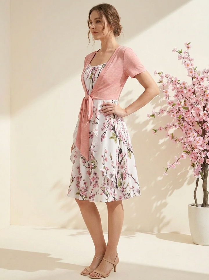 Ellie™ - Elegant Stunning Two-Piece Dress