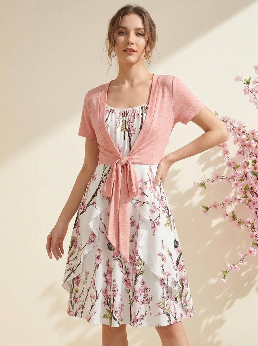 Ellie™ - Elegant Stunning Two-Piece Dress
