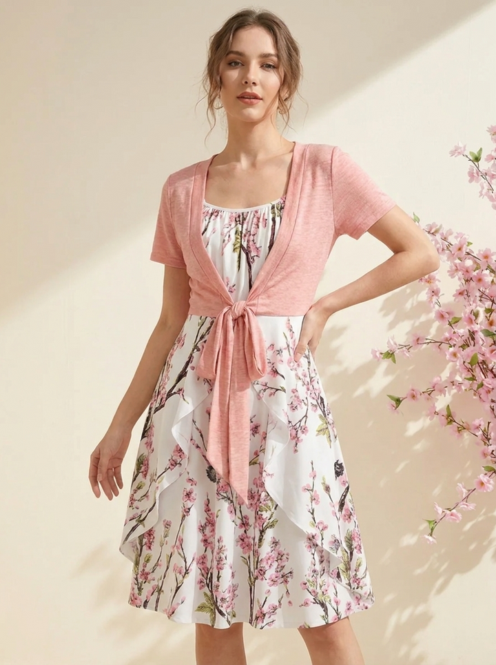 Ellie™ - Elegant Stunning Two-Piece Dress