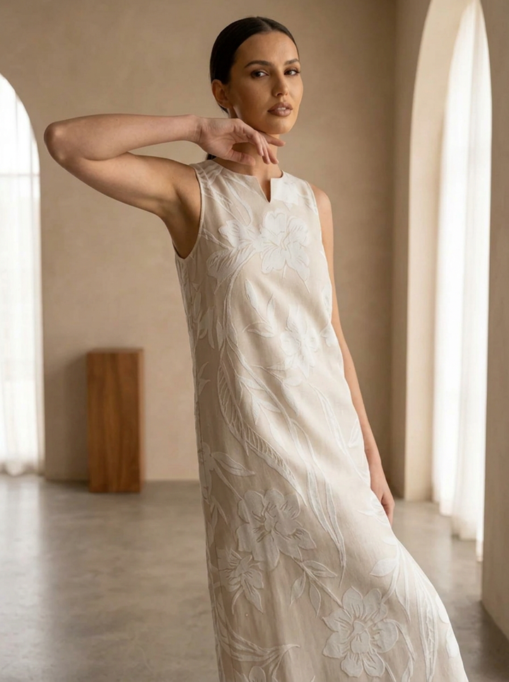 Meliora™ - Luxurious Printed Dress