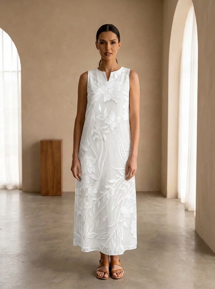 Meliora™ - Luxurious Printed Dress