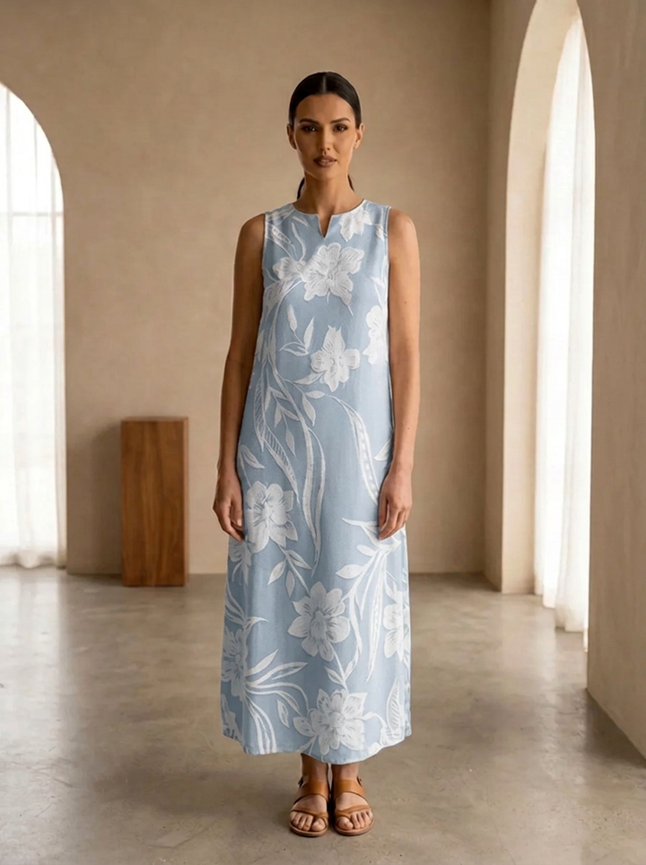 Meliora™ - Luxurious Printed Dress
