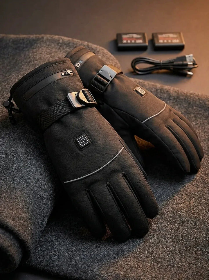 Waterproof heated touchscreen gloves