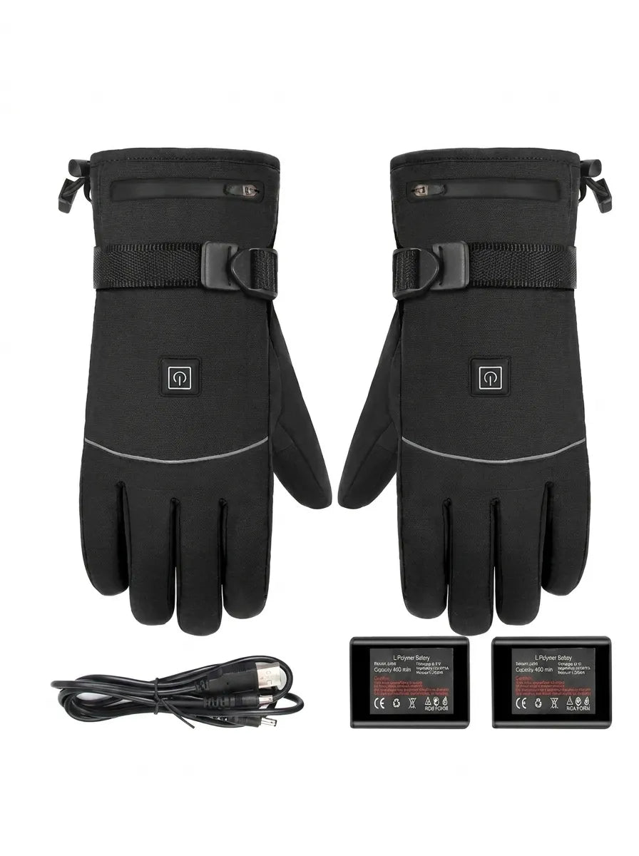 Waterproof heated touchscreen gloves