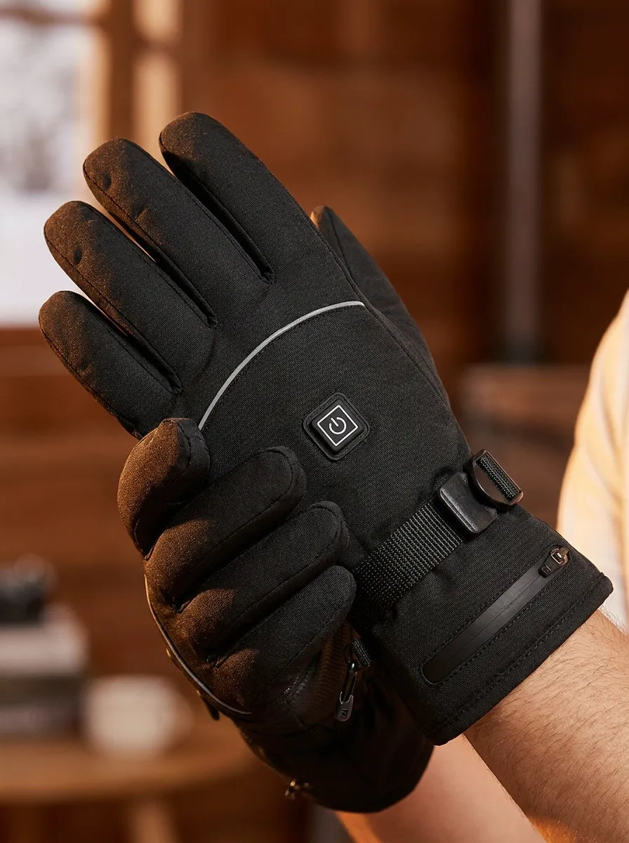 Waterproof heated touchscreen gloves