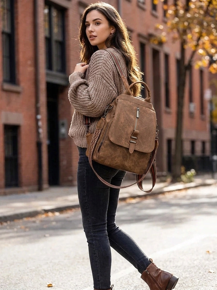Sally | Vintage Leather Backpack