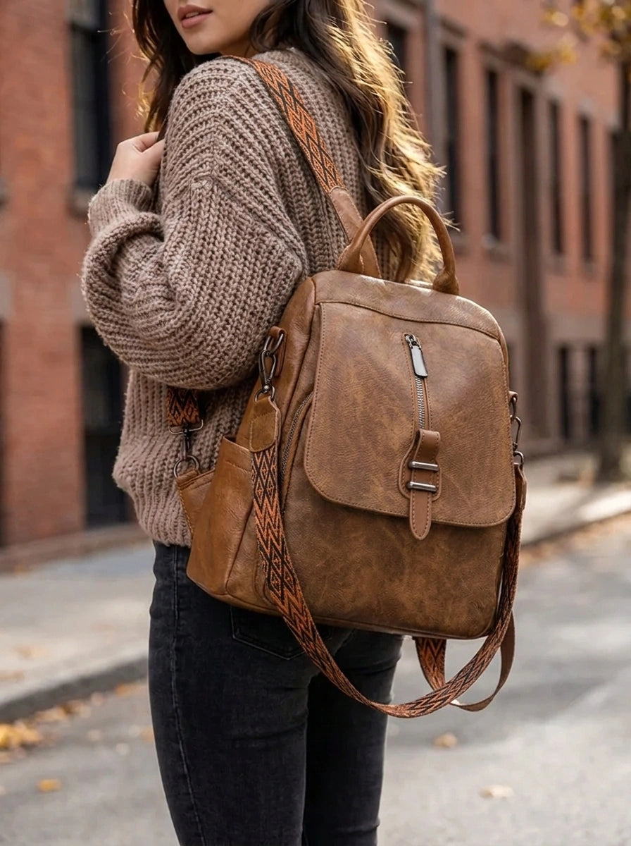 Sally | Vintage Leather Backpack