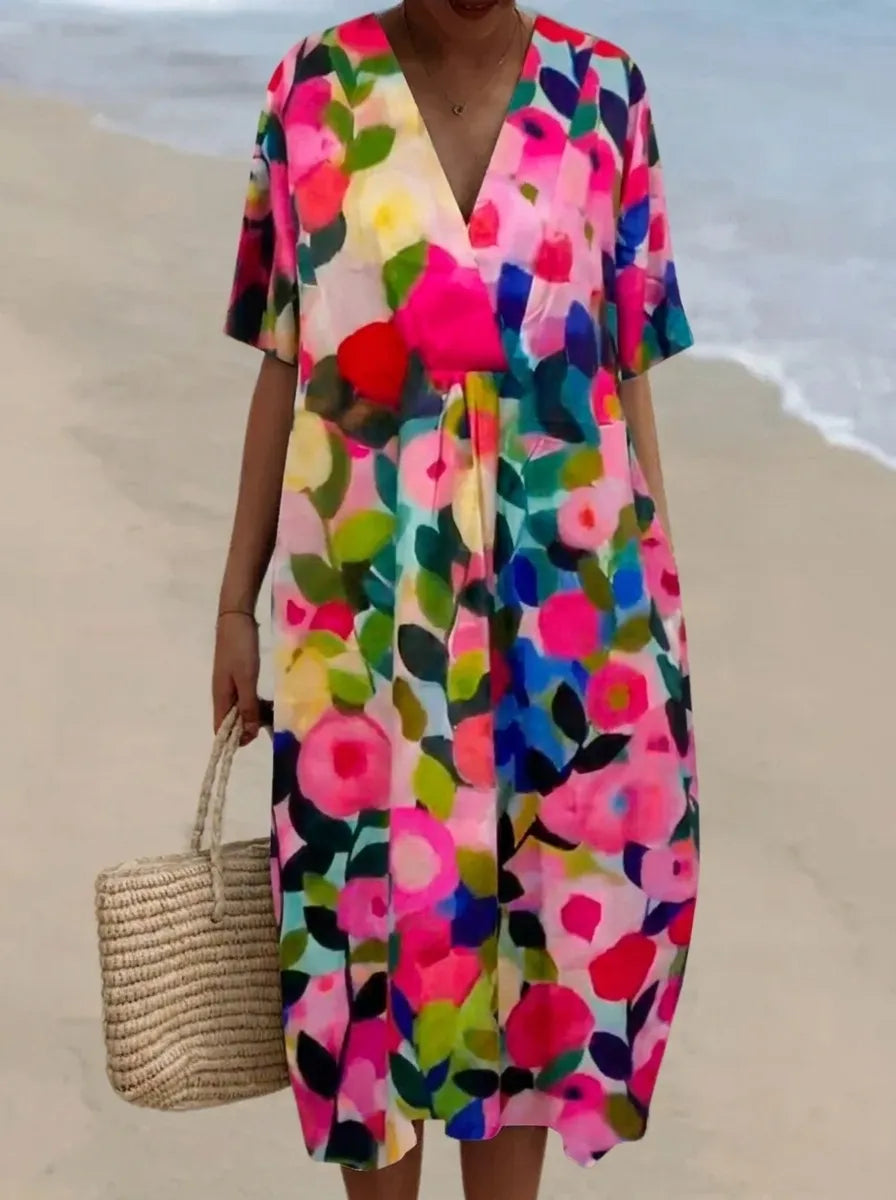 Miles™ - Women's colorful floral dress