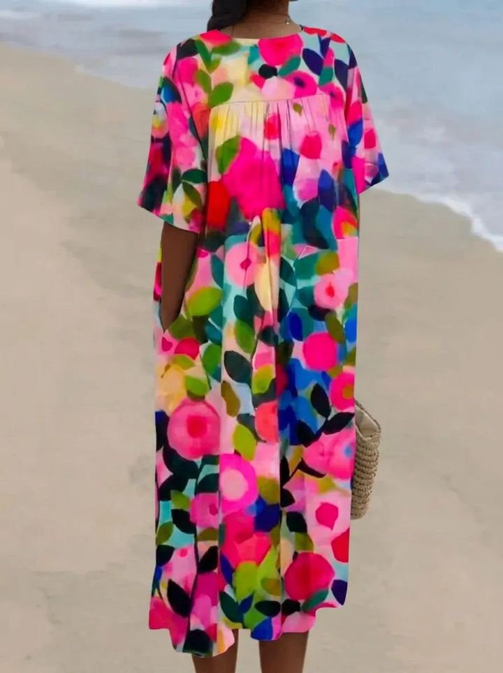 Miles™ - Women's colorful floral dress
