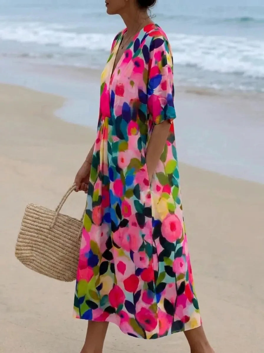 Miles™ - Women's colorful floral dress