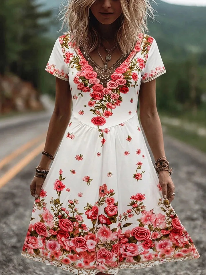 Rubin | Women's V-Neck Dress