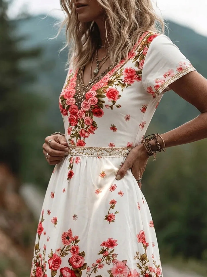 Rubin | Women's V-Neck Dress