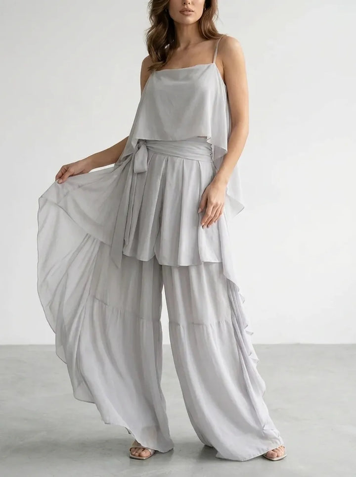 Ivah™ - Off-Shoulder Flowy Set