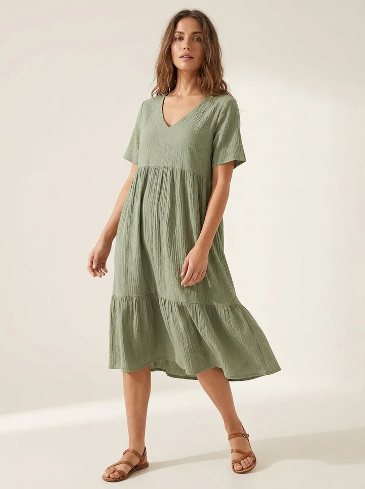 Emma™ - Elegant Tummy-Covering Dress