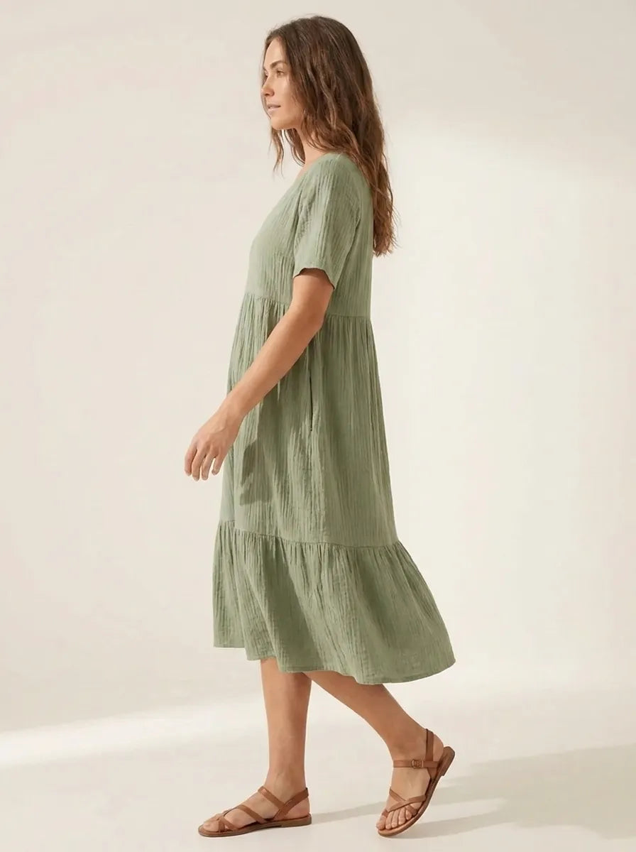 Emma™ - Elegant Tummy-Covering Dress