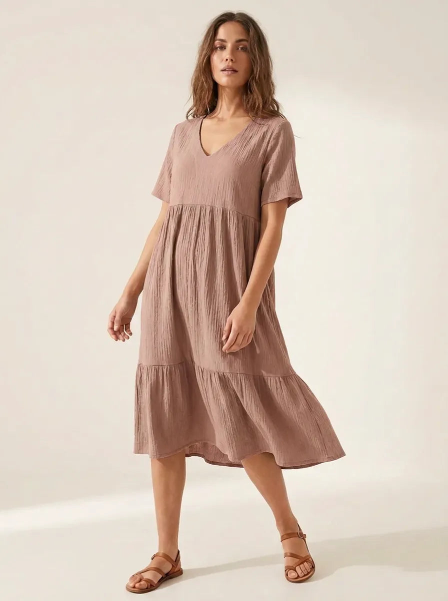Emma™ - Elegant Tummy-Covering Dress