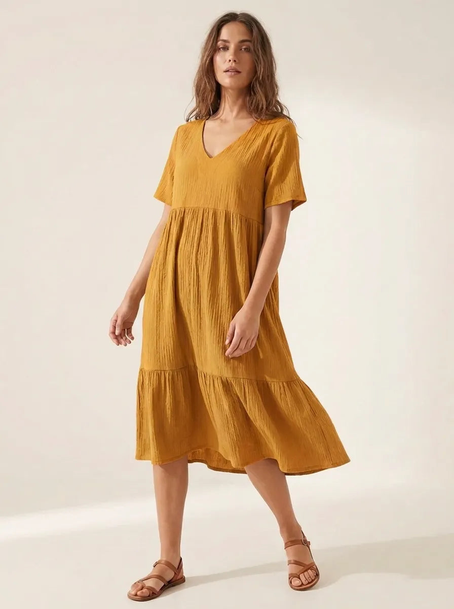 Emma™ - Elegant Tummy-Covering Dress