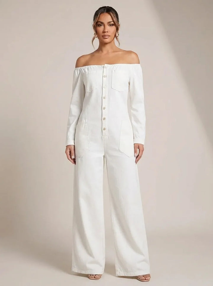 Noa | Jumpsuit with Off-Shoulder Neckline