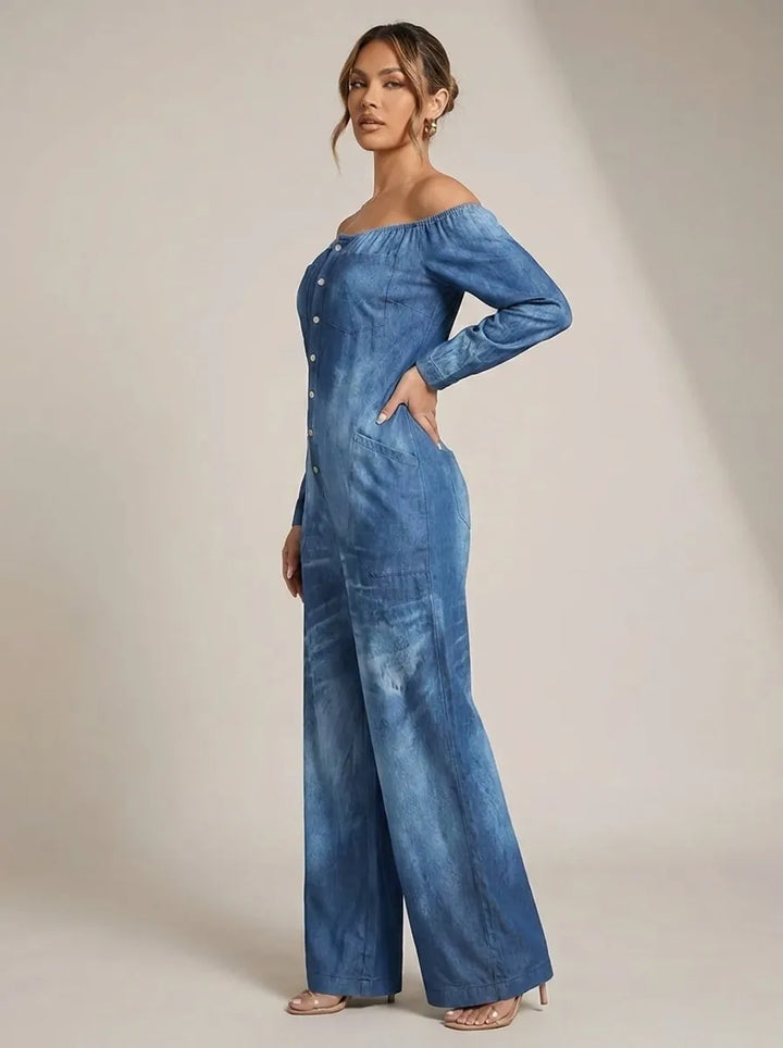 Noa | Jumpsuit with Off-Shoulder Neckline