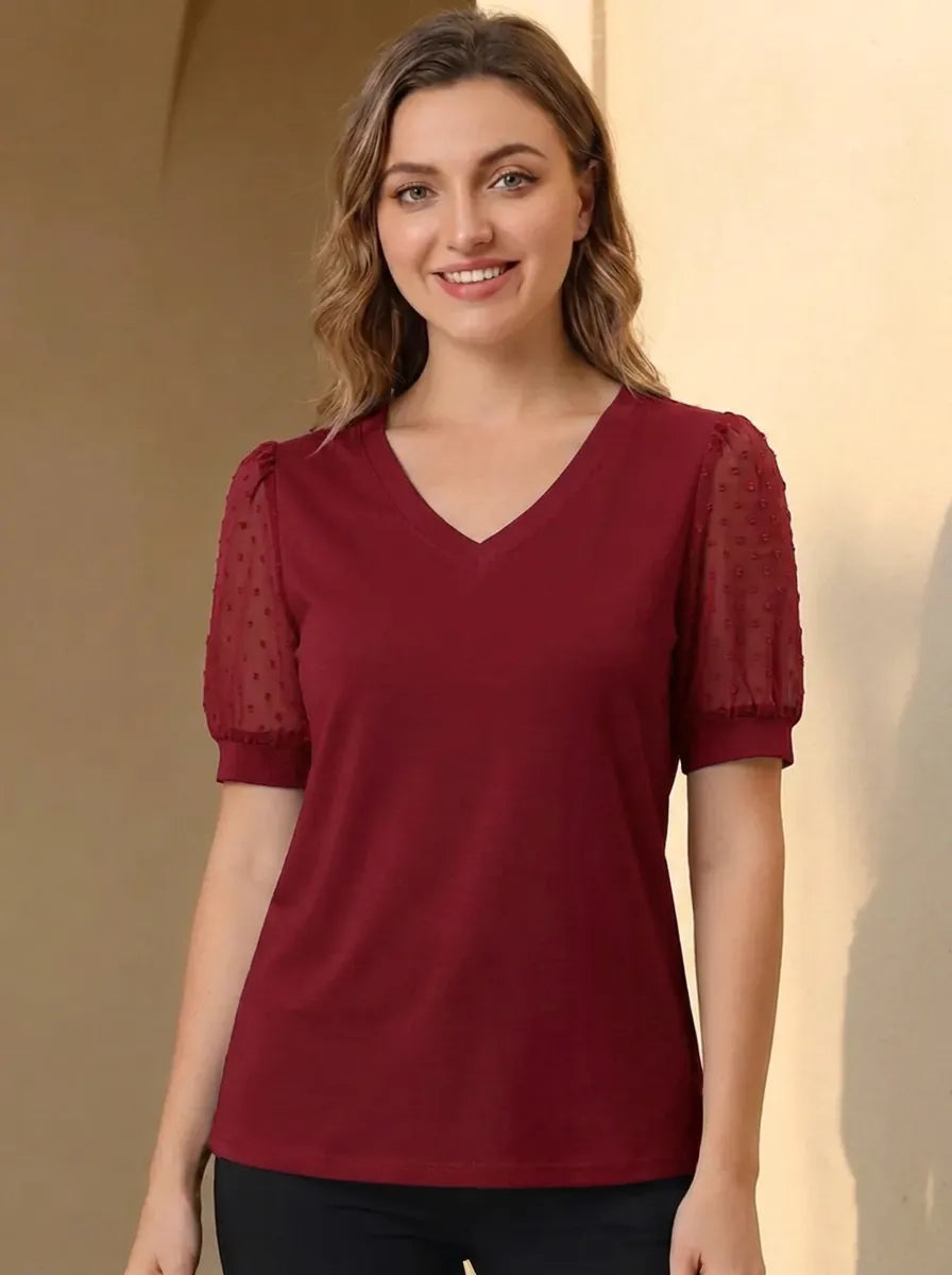 Lara | Elegant V-neck top