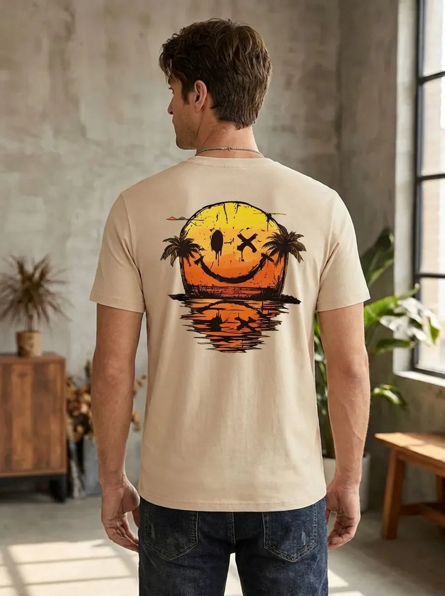 Eli™ - Summer Smiley Sea T-shirt