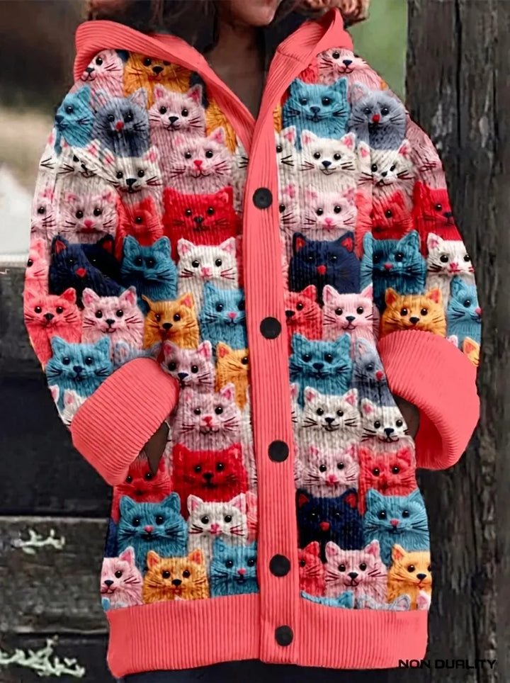 Isabella – Colorful Cat Cardigan