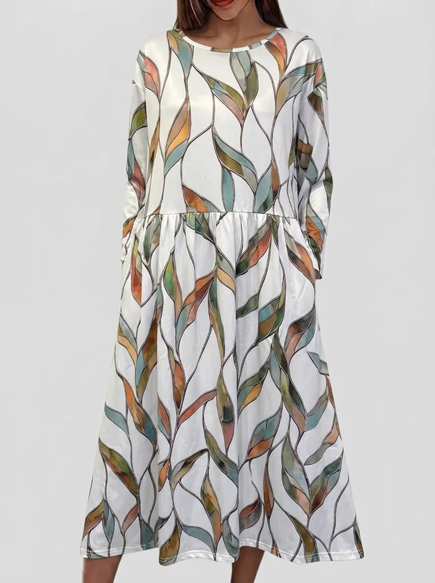 Sela™ – Coastal Floral Midi Dress