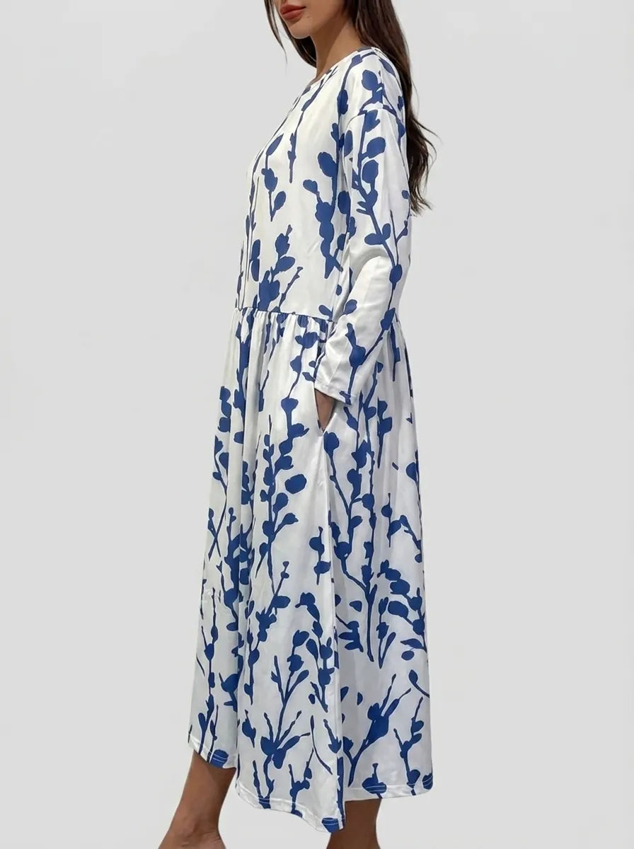 Sela™ – Coastal Floral Midi Dress