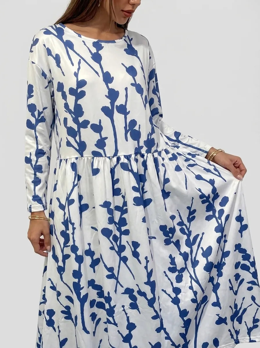 Sela™ – Coastal Floral Midi Dress