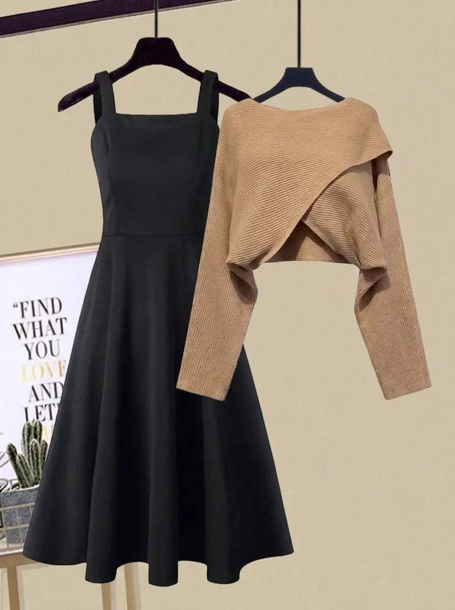 Enrica™ - Elegant Knit Dress Set