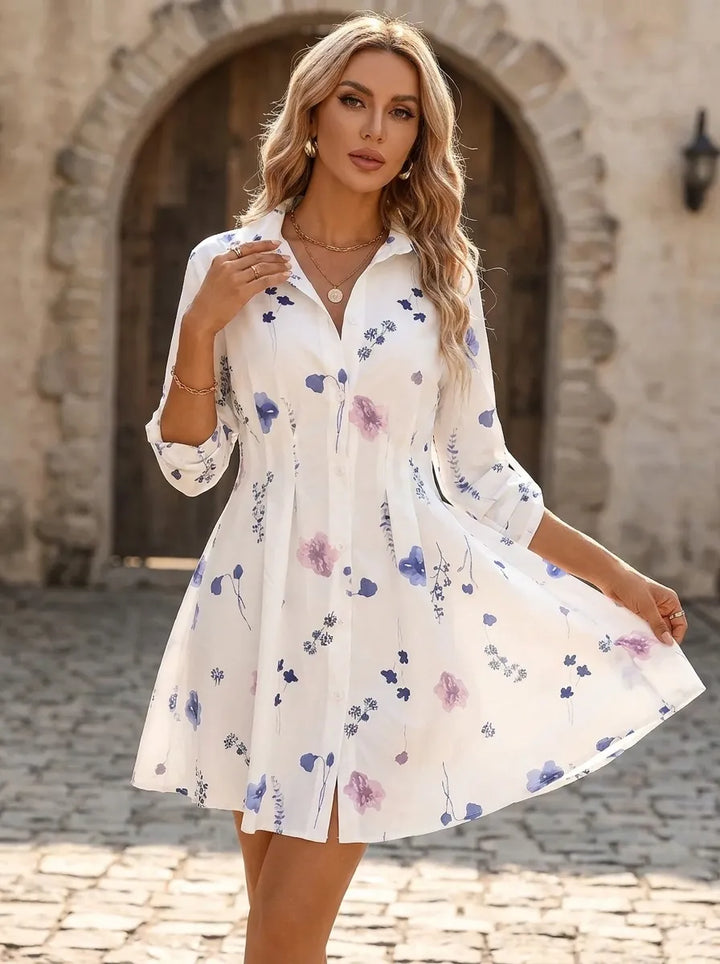 Maya™ - Elegant Floral Dress