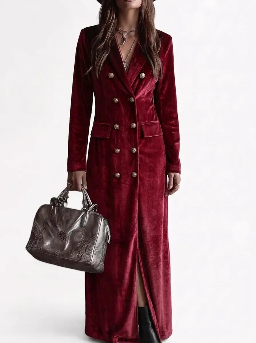 Virginie™ Velvet Wrap Dress