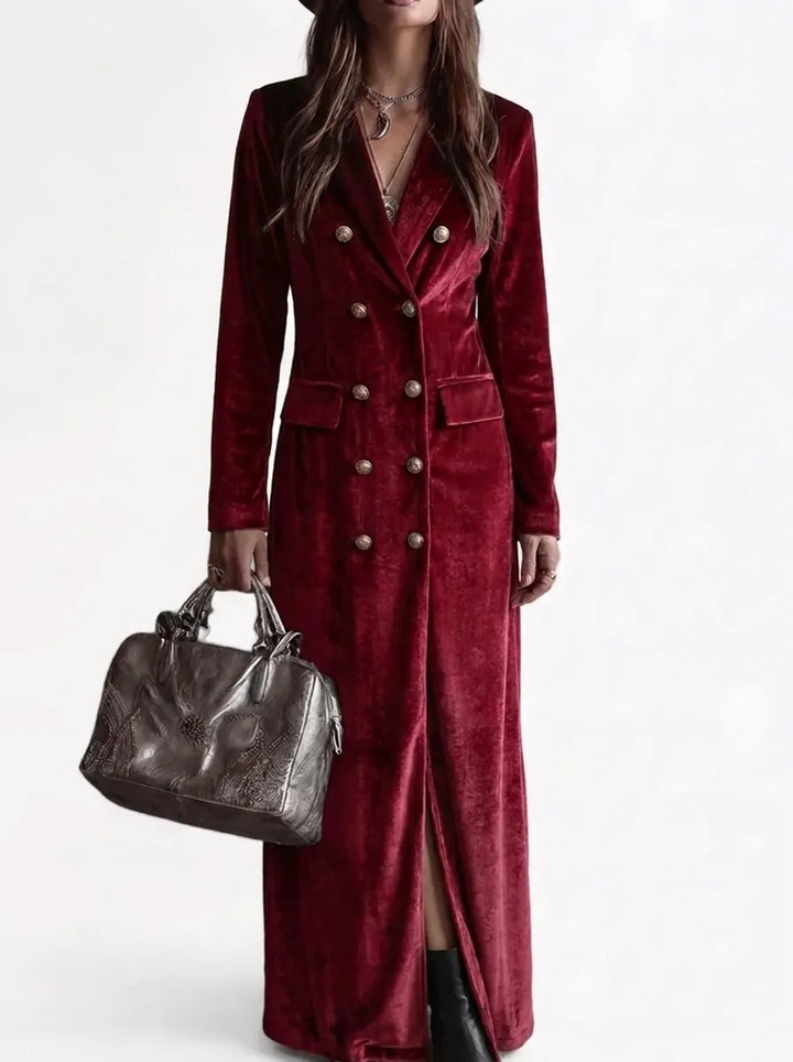 Virginie™ Velvet Wrap Dress