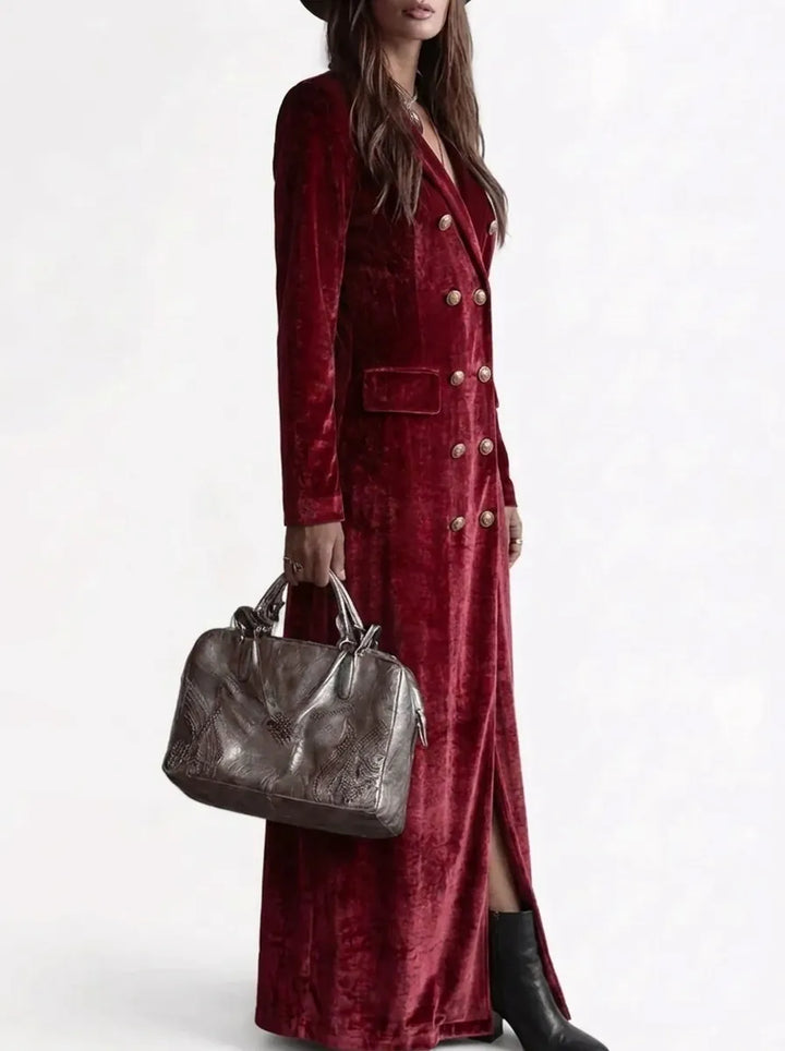 Virginie™ Velvet Wrap Dress
