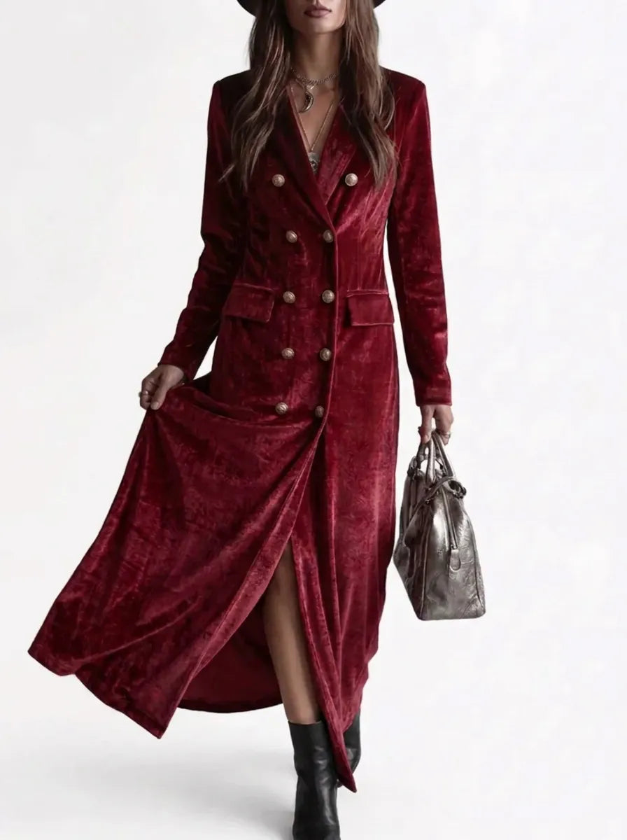 Virginie™ Velvet Wrap Dress