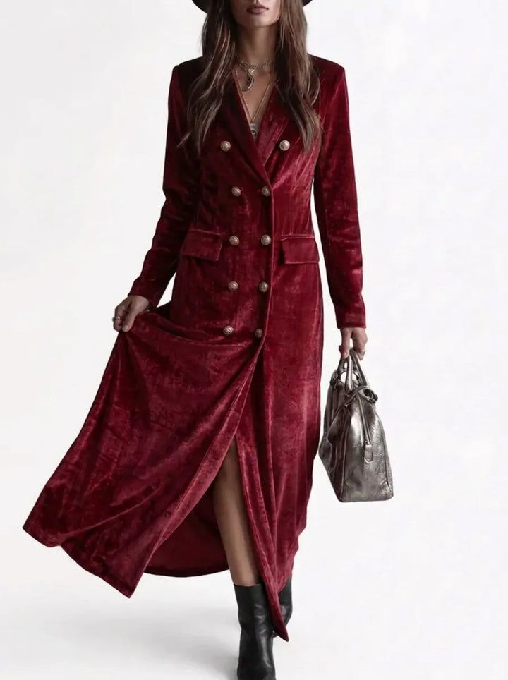 Virginie™ Velvet Wrap Dress