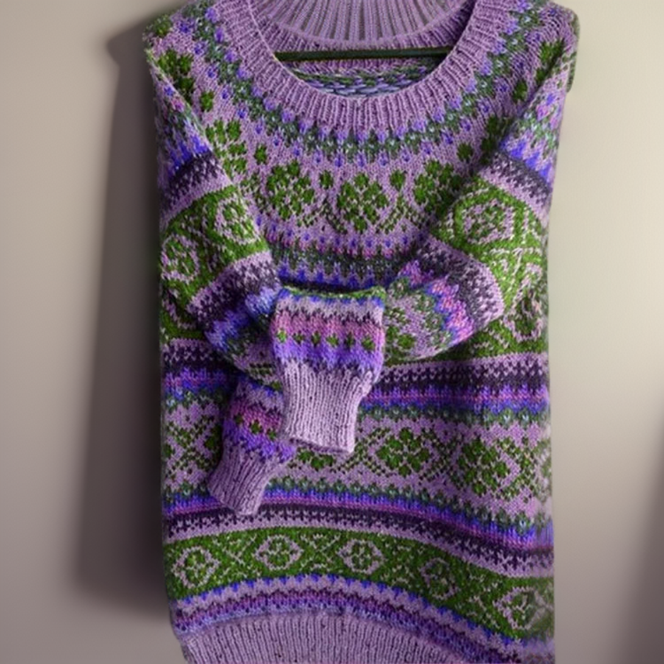 Clari | Fashionable knitted sweater with a loose fit