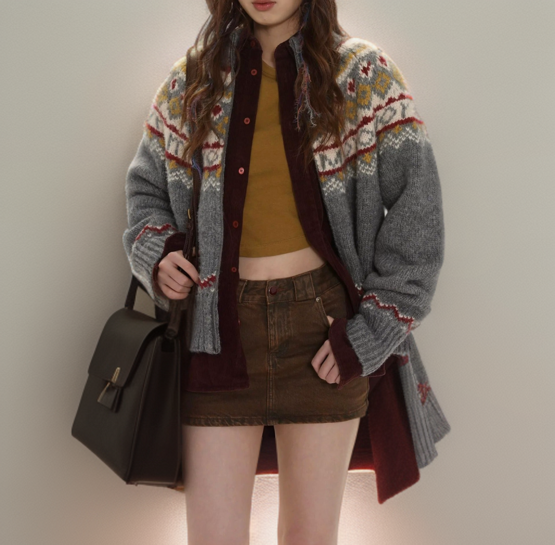 Inna | Fashionable and comfortable knitted sweater